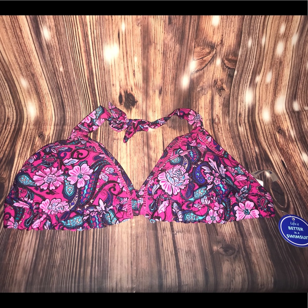 Swimsuits For All bikini top NWT